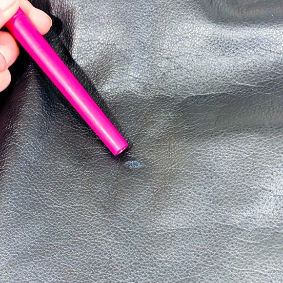 THE LEATHER RANCH Black high-waisted leather pants - Picture 9 of 10